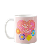 Autismus-Mama Unendliche Knoten Im Herzen Mit Blum