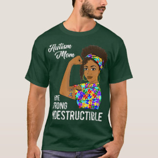 Autismus Mama unstrukturierbare Autistische Puzzle T-Shirt