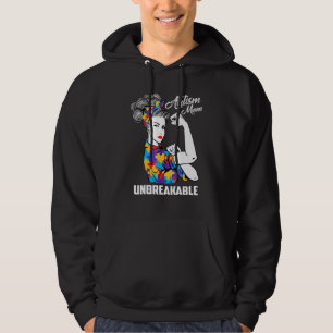 Autismus Mama Unzerbrechlich Autismus Bewusstsein Hoodie