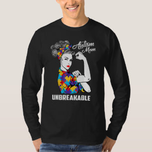 Autismus Mama Unzerbrechlich Autismus Bewusstsein T-Shirt