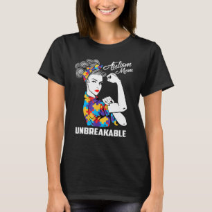 Autismus Mama Unzerbrechlich Autismus Bewusstsein T-Shirt