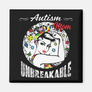 Autismus Mama Unzerbrechliche Autismus Aufklärungs Magnet