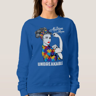 Autismus-Mama Unzerbrechliche Autismus-Bewusstsein Sweatshirt