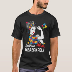 Autismus Mama Unzerbrechliche Autismus Bewusstsein T-Shirt
