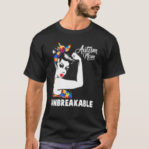 Autismus Mama Unzerbrechliche Autismus Bewusstsein T-Shirt