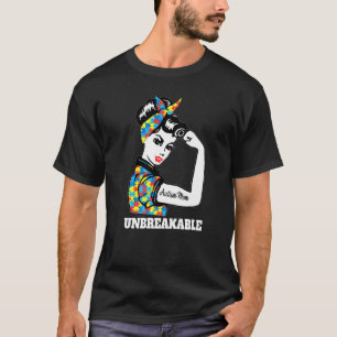 Autismus-Mama Unzerbrechliches Autismussbewusstsei T-Shirt