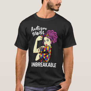 Autismus-Mama Unzerbrechliches T-Shirt Autismus-Be