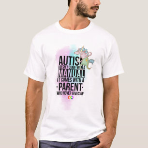 Autismus Mama Vater Parent Slogan - Neurovielfalt T-Shirt