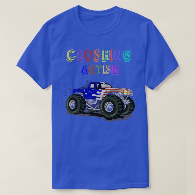 Autismus Mega Truck 30 T-Shirt (Design vorne)