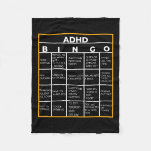 Autismus Mental Health Awareness Day Adhd Bingo Fu Fleecedecke