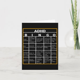 Autismus Mental Health Awareness Day and Bingo Fun Karte