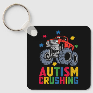 Autismus-Monster Truck Awareness Boy Girl Schlüsselanhänger