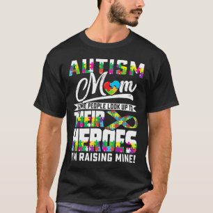 Autismus-Mutter Autismus Mein Sohn ist mein Held A T-Shirt