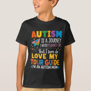 Autismus-Mutter-Bewusstsein Autismus-Reise-Reisefü T-Shirt