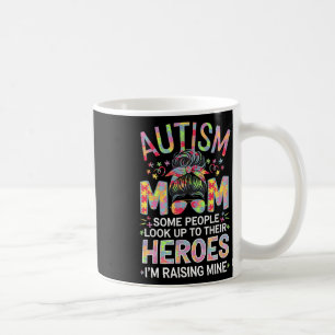 Autismus-Mutter, die Held-Puzzleteil-Kunst Autismu Kaffeetasse
