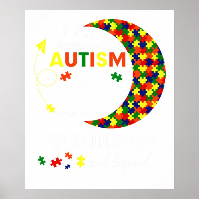 Autismus-Mutter Poster (Vorne)