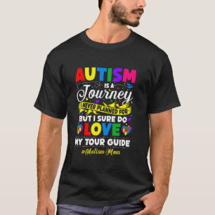 Autismus-Mutter-Reise-Liebe-Kinder Autistisch T-Shirt