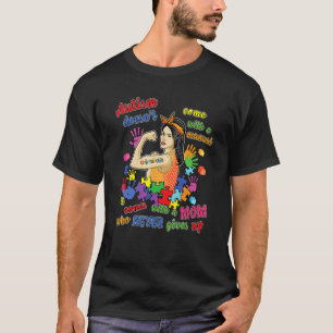 Autismus-Mutter-Shirt Autismus-Bewusstsein Frauen T-Shirt