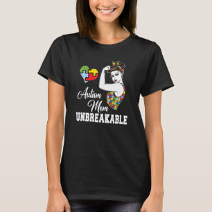 Autismus-Mutter Unzerbrechlich Autismus-Bewusstse T-Shirt