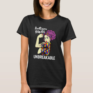 Autismus-Mutter Unzerbrechlich  Autismus-Bewusstse T-Shirt