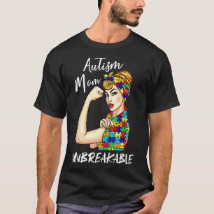 Autismus-Mutter Unzerbrechlich Autismus-Bewusstse T-Shirt