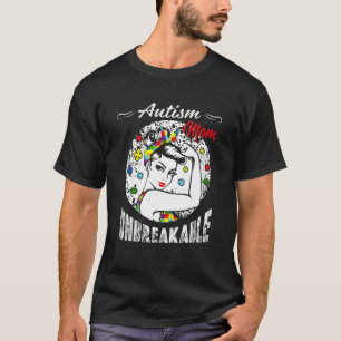 Autismus-Mutter Unzerbrechliches T-Shirt Autismus-