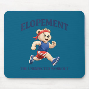 Autismus Neurodiversität Bär Weglaufen das Unerwar Mousepad