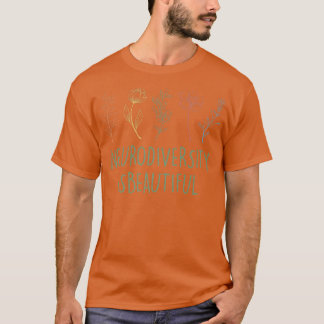Autismus Neurovielfalt Bewusstsein ADHS Blume Auti T-Shirt