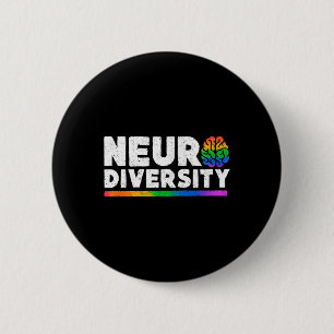 Autismus Neurovielfalt und Bewusstsein für psychis Button