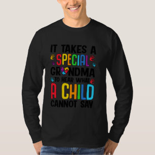 Autismus nimmt ein besonderes Oma, um zu hören, wa T-Shirt