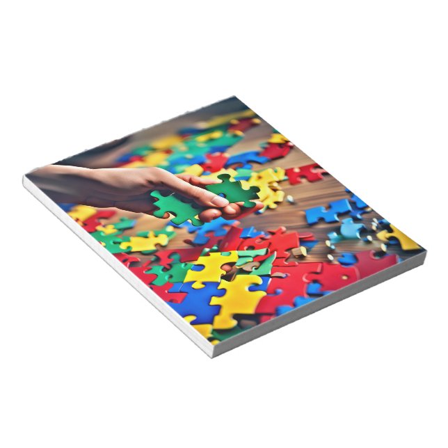 Autismus Notepad Notizblock (angewinkelt)