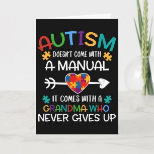 Autismus Oma Liebe Autistische Kinder Autismus-Bew Karte