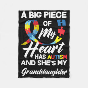 Autismus Oma Opa Autistische Großtochter Auti Fleecedecke