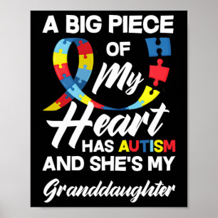 Autismus Oma Opa Autistische Großtochter Auti Poster