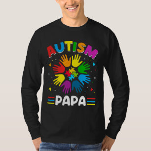 Autismus Papa Liebe Autismus Sensibilisierung Fami T-Shirt