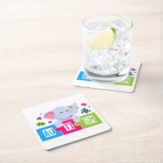 Autismus Paper Untersetzer (Vor Ort)