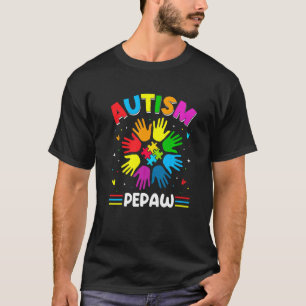 Autismus Pepaw Liebe Autismus-Bewusstsein Familie T-Shirt