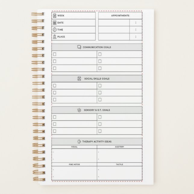Autismus-Planer, Autismus-Planner Journal 2022 Planer (Vorderseite)