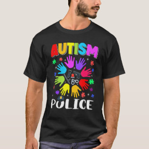 Autismus Polizei Rätsel Autismus-Bewusstsein Autis T-Shirt