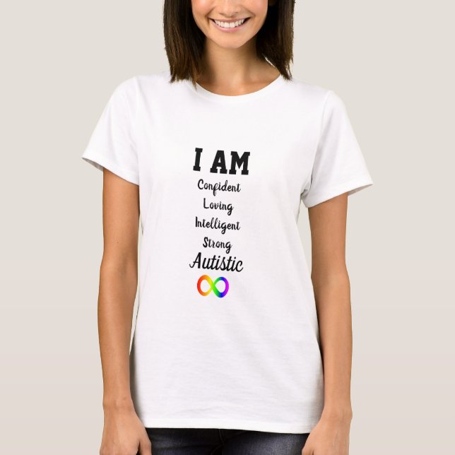 Autismus-positives Bestätigungs-Shirt T-Shirt (Vorderseite)
