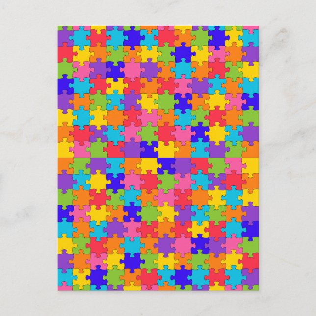 Autismus Postkarte (Vorderseite)