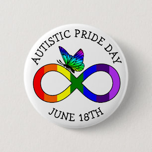 Autismus Pride Day 18. Juni Button