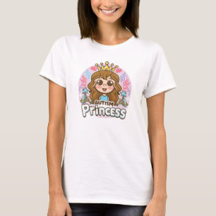 Autismus Princess T - Shirt - Niedliche Stärkung v