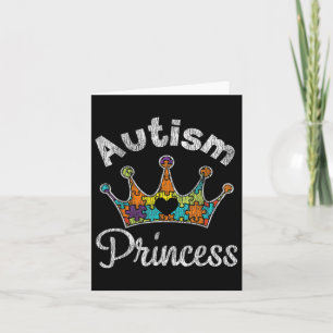 Autismus Princess Tochter Familie Autistische Bewu Karte