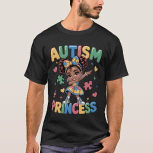 Autismus Prinzessin Kokette Schleife Tochter Autis T-Shirt