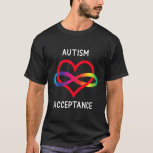 Autismus Pro-Akzeptanz-Unendlichkeitssymbol für Ne T-Shirt