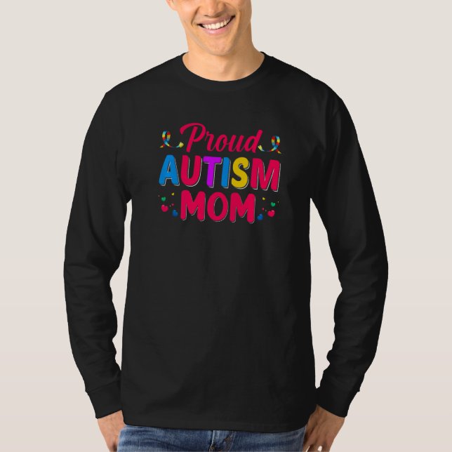 Autismus Proud Mama Kinder Autismus Schwester Boys T-Shirt (Vorderseite)