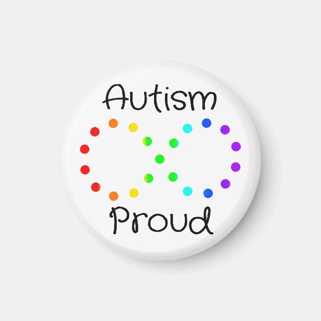 Autismus Proud Neurodiverser Akzeptanzschleim Magnet (Vorne)