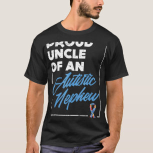 Autismus-Proud Onkel eines autistischen Nephew Aut T-Shirt