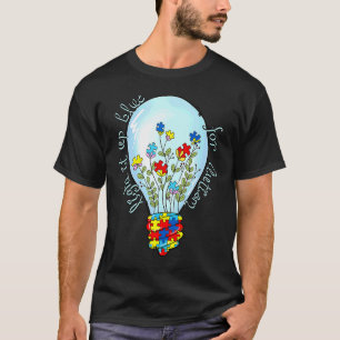 Autismus-Puzzle-Band Zünde es Blau Für Autismus A T-Shirt